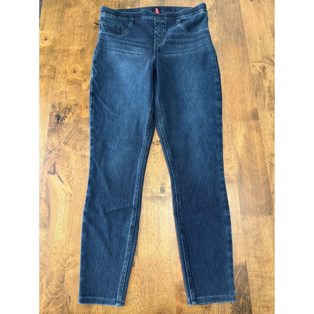 EUC Spanx‎ Women's Jeanish Ankle Legging Jeans Size large Stretch Pull On jean